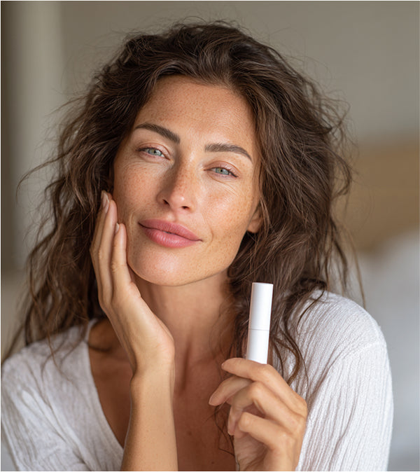 Woman with product