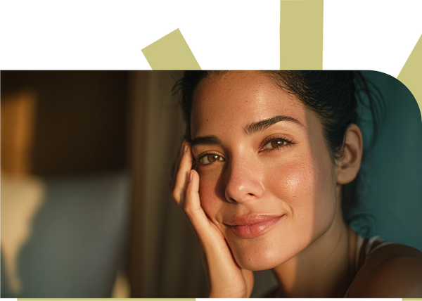 Woman with product