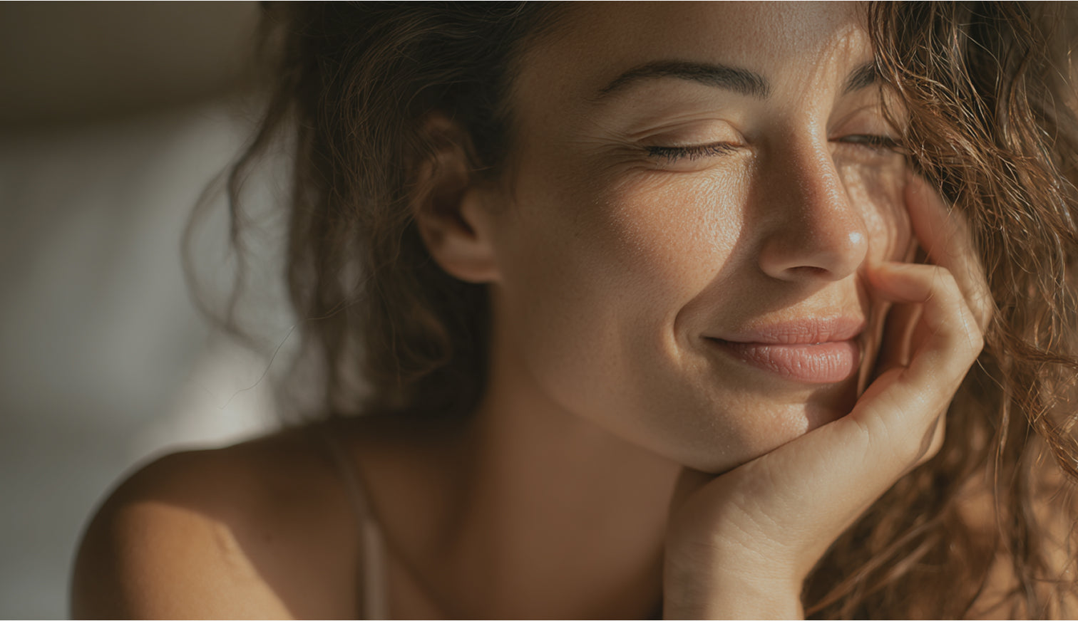 Woman in sunlight